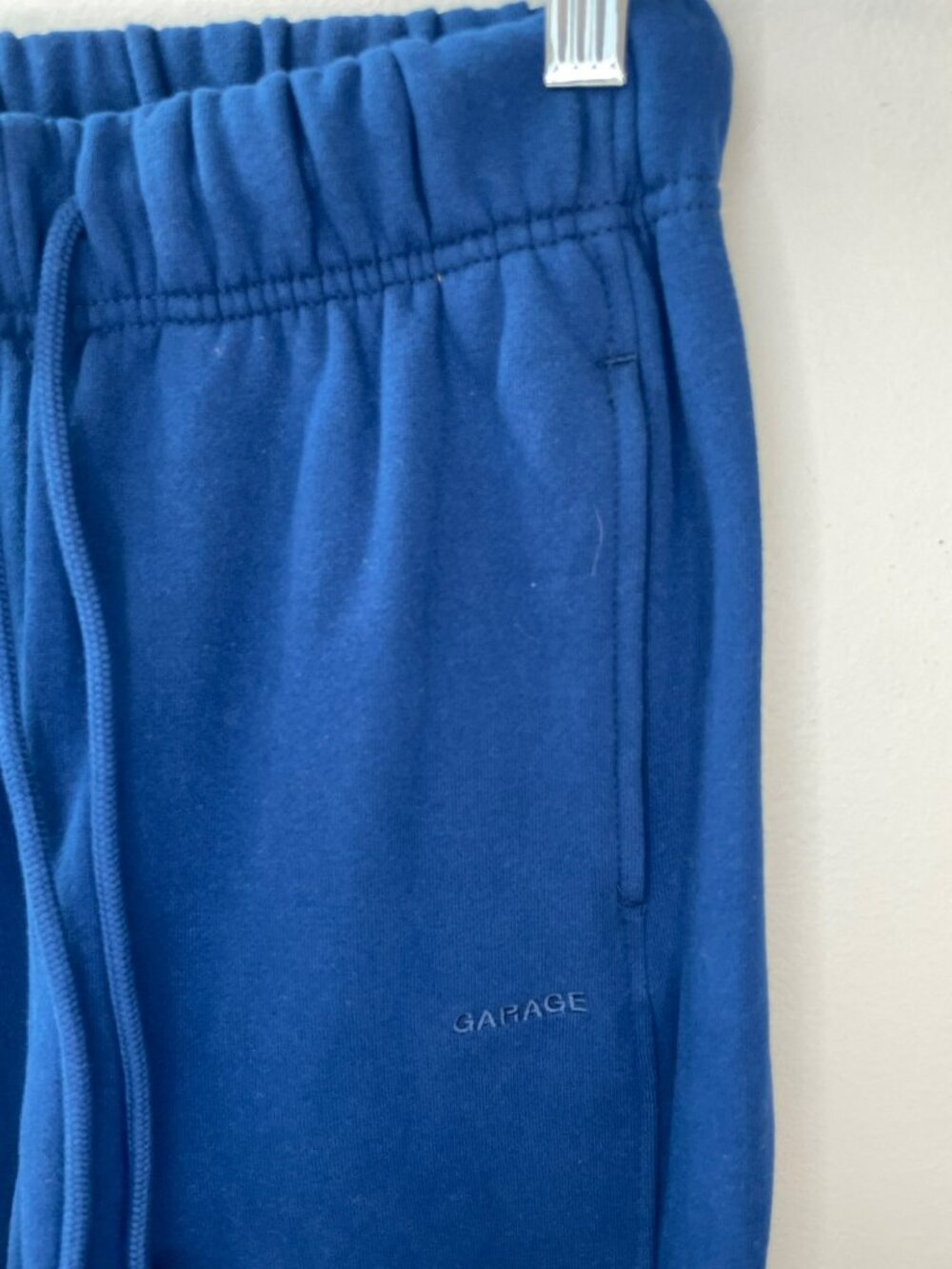 Garage Ultra Fleece Straight Leg Sweatpants Midnight Blue Women's Sz XS $65 NWT - Picture 3 of 9